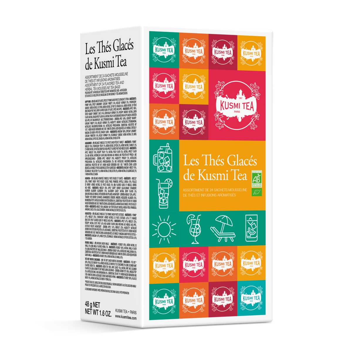 Geschenkdoos Biologische IJstheeën van Kusmi Tea