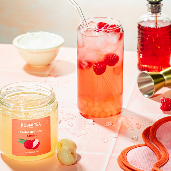 Perles de fruits Litchi . Grand format