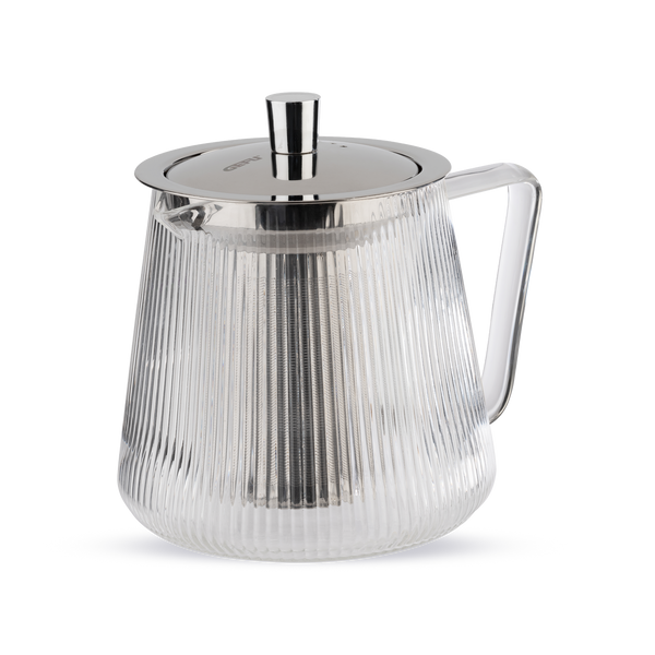 Teiera in vetro e acciaio inox Infusa 0,8L