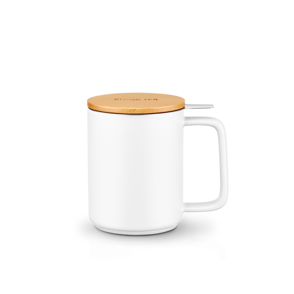 Porcelain tea mug with filter 48cl