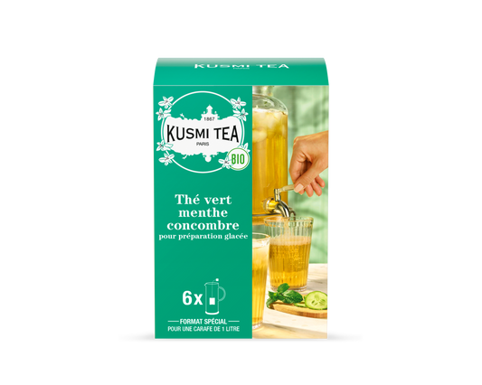 Thé vert menthe concombre