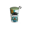 Motif NL Geisha bleu